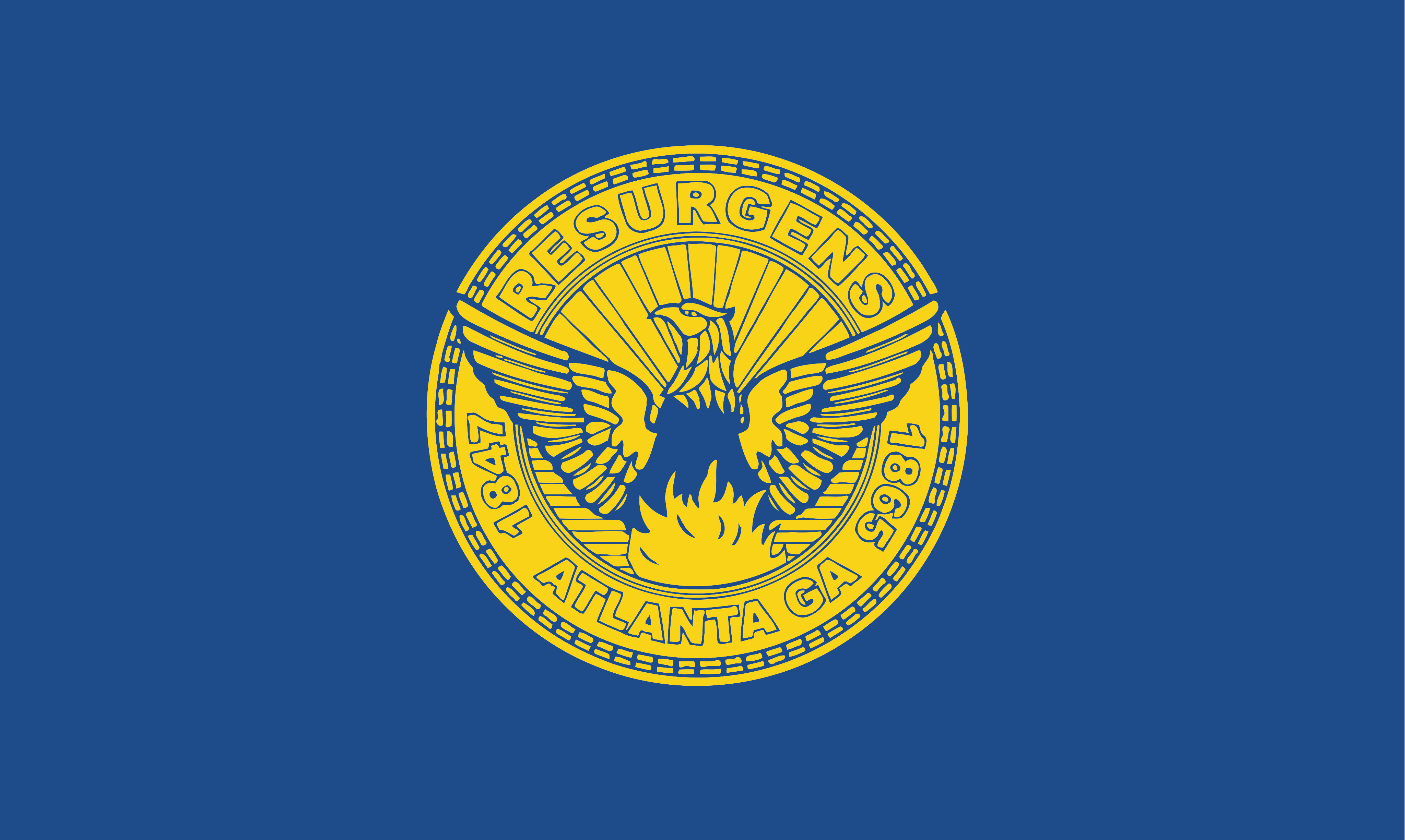 Thumbnail Flag of Atlanta, Georgia (4096px wide) royalty-free image