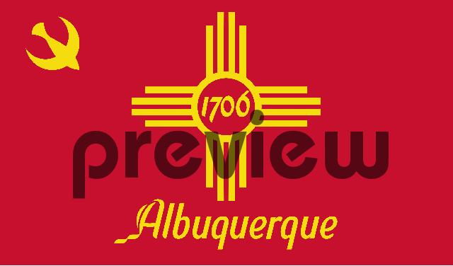 Product picture Flag of Albuquerque, New Mexico (4096px wide) royalty-free image
