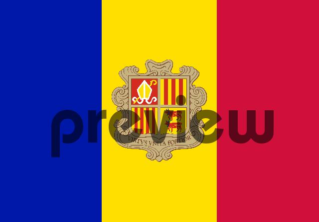 Product picture Flag of Andorra (4096px wide) royalty-free image