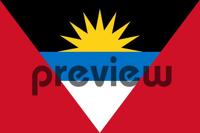 Product picture Flag of Antigua and Barbuda (4096px wide) royalty-free image