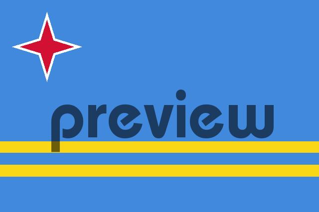 Product picture Flag of Aruba (4096px wide) royalty-free image
