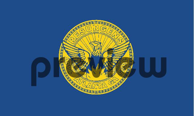 Product picture Flag of Atlanta, Georgia (4096px wide) royalty-free image