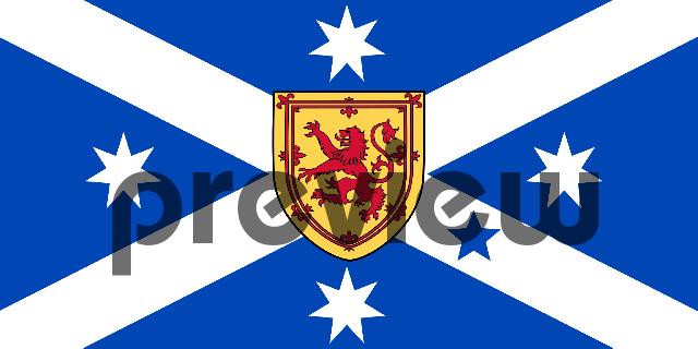 Product picture Flag of Australia Scottish Heritage (4096px wide) royalty-free image